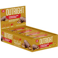 MTS Nutrition Outright Bar Chocolate Caramel 12 Pack front view high protein snack