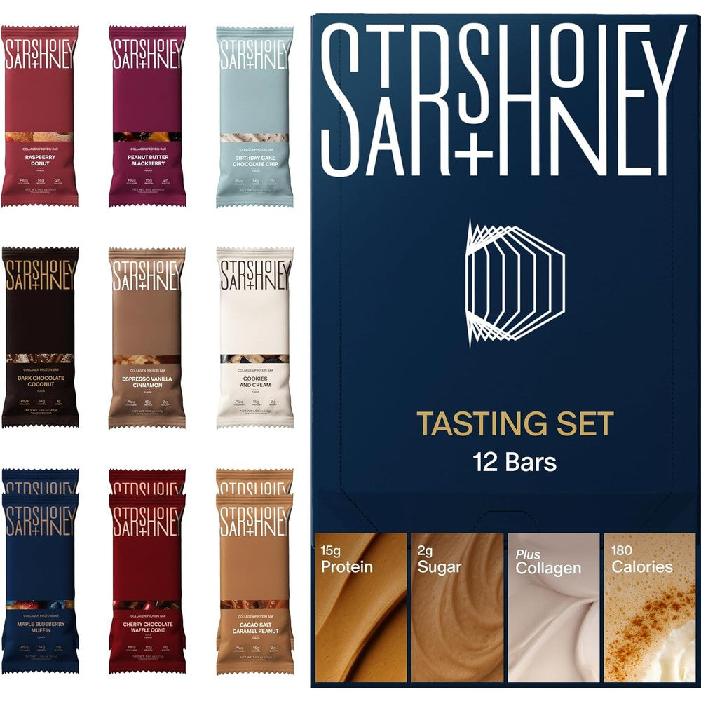 Stars + Honey Protein Bars Tasting Set front view variety pack