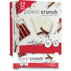 Power Crunch Red Velvet Protein Wafer Bars 12 Count pack front view