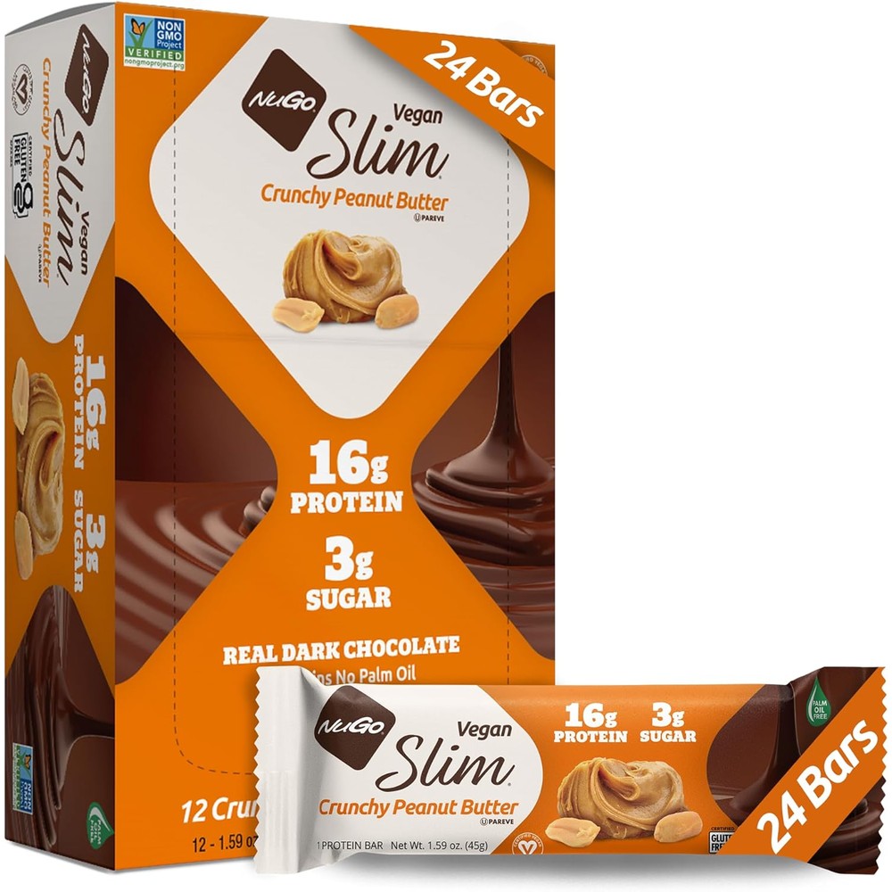 GoMacro MacroBar Mini variety pack front view showing 24 count organic snack bars.