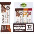 Alpha Prime Supplements Prime Bites Protein Brownie variety pack box front view.