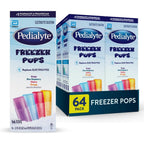 Pedialyte electrolyte solution freezer pops front view variety pack packaging.