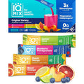 IQBAR IQMIX sugar free electrolyte powder variety pack front view hydration supplement.