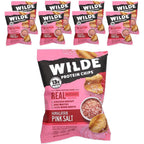 Wilde Brands Himalayan Pink Salt Protein Chips front packaging showing 13g protein claim.