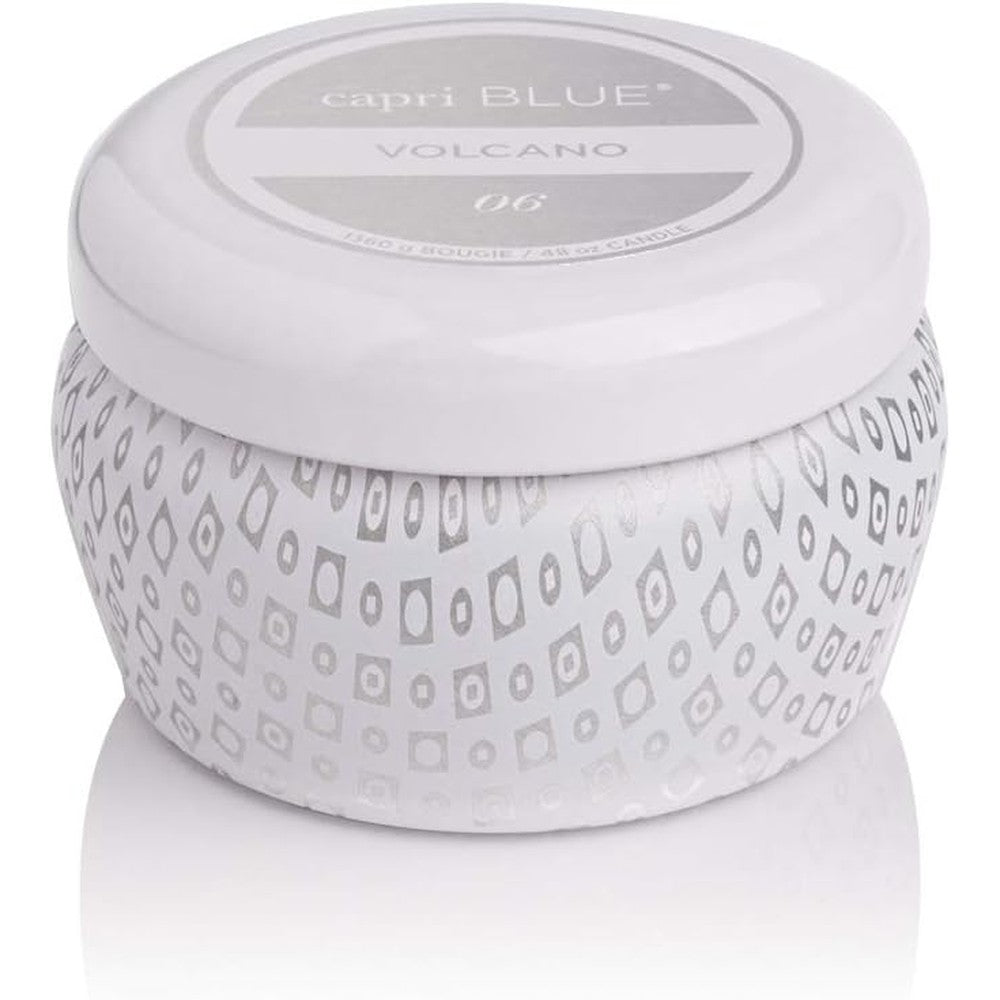 Thymes Frasier Fir Travel Tin Candle front view luxury holiday scent