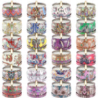 Howemon 24 Pack Scented Candles Set front view with decorative gift box
