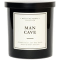 Leoben Company Man Cave Scented Candle front view 9 ounce jar