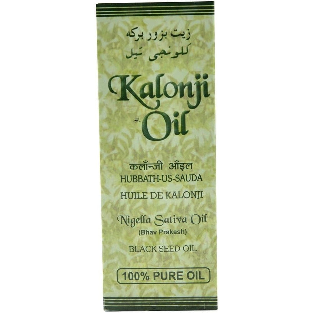 Ashwin Kalonji Oil 100 Milliliter bottle front view for immunity booster.