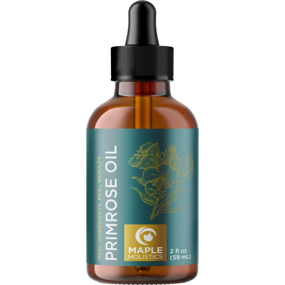 Maple Holistics Pure Evening Primrose Oil front bottle view natural moisturizer