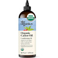 Sky Organics Castor Oil 16 ounce bottle front view for hair growth