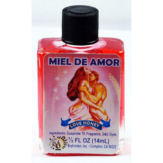MW Brybradan Love Honey Miel De Amor oil front view authentic spiritual anointing oil