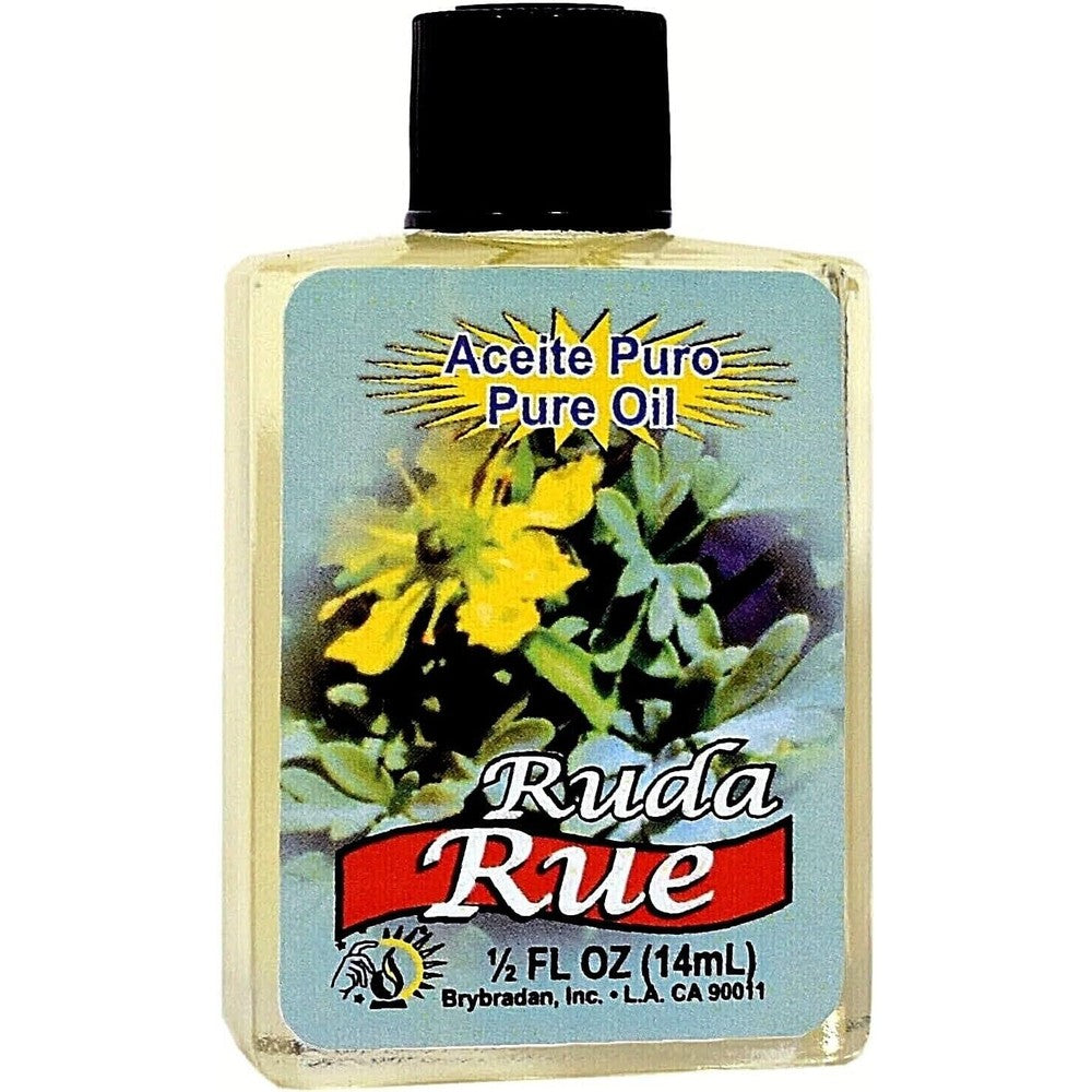 MW Brybradan Rue Pure Oil Ruda Aceite Puro front view bottle for aromatherapy rituals.