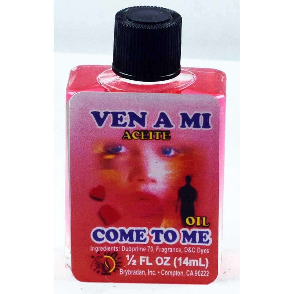 MW Brybradan Come To Me Spiritual Oil 14.7ml bottle front view for ritual attraction.