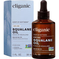 Cliganic Pure Squalane Oil 30ml front bottle view for facial hydration.