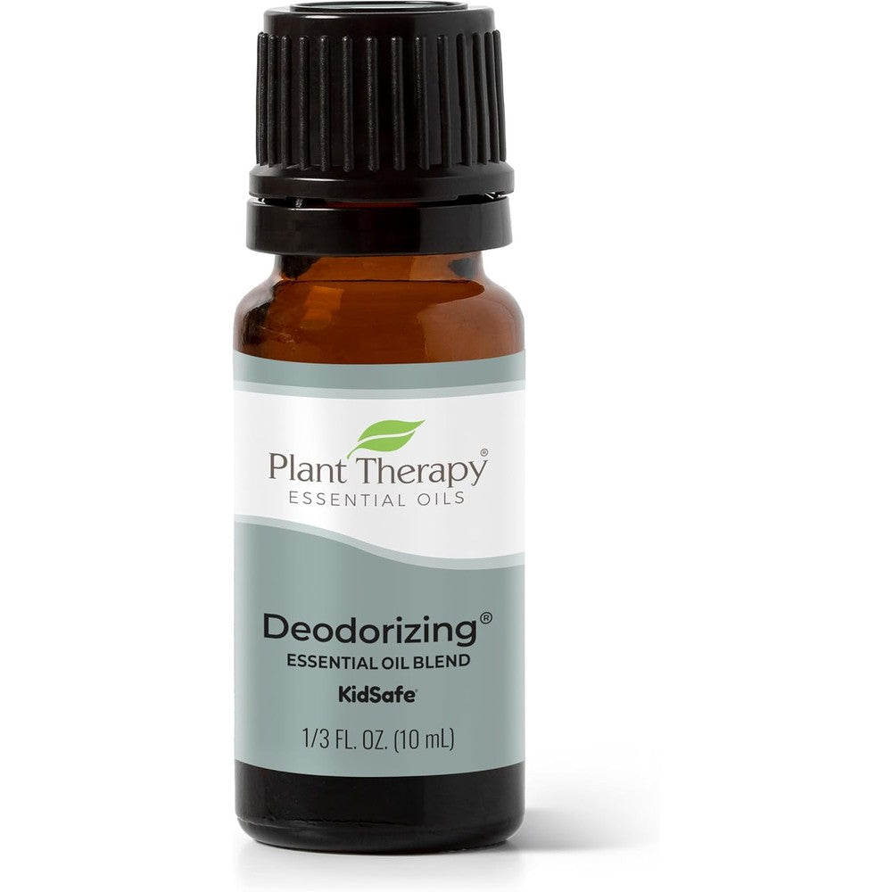 Plant Therapy Deodorizing Essential Oil Blend 10ml front view for home freshness
