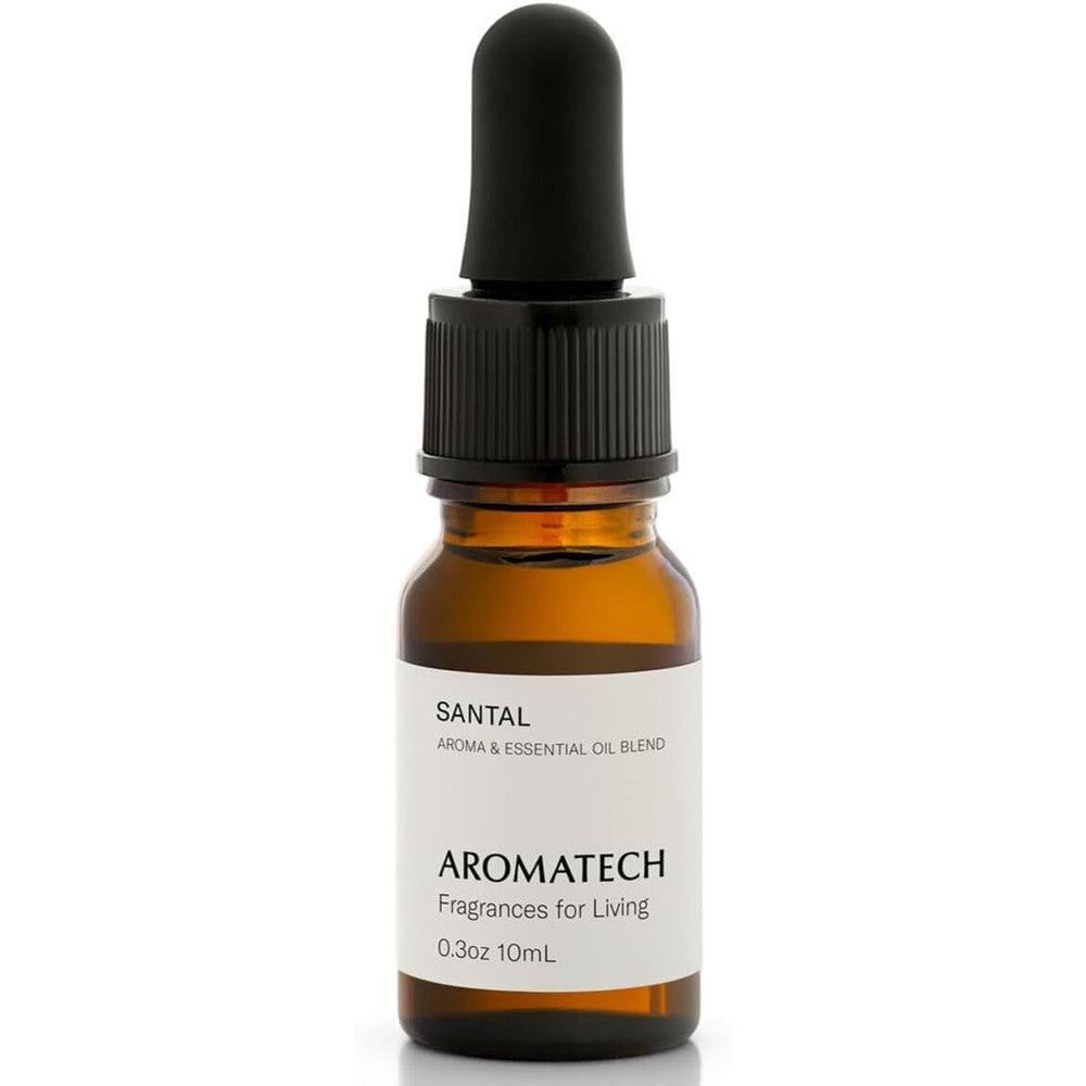 AromaTech Santal Aroma Essential Oil Blend 10ml front view bottle.