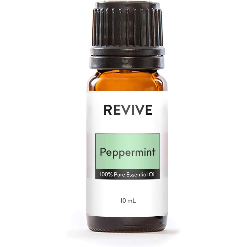 Revive Essential Oils Peppermint 10ml bottle front view for aromatherapy.