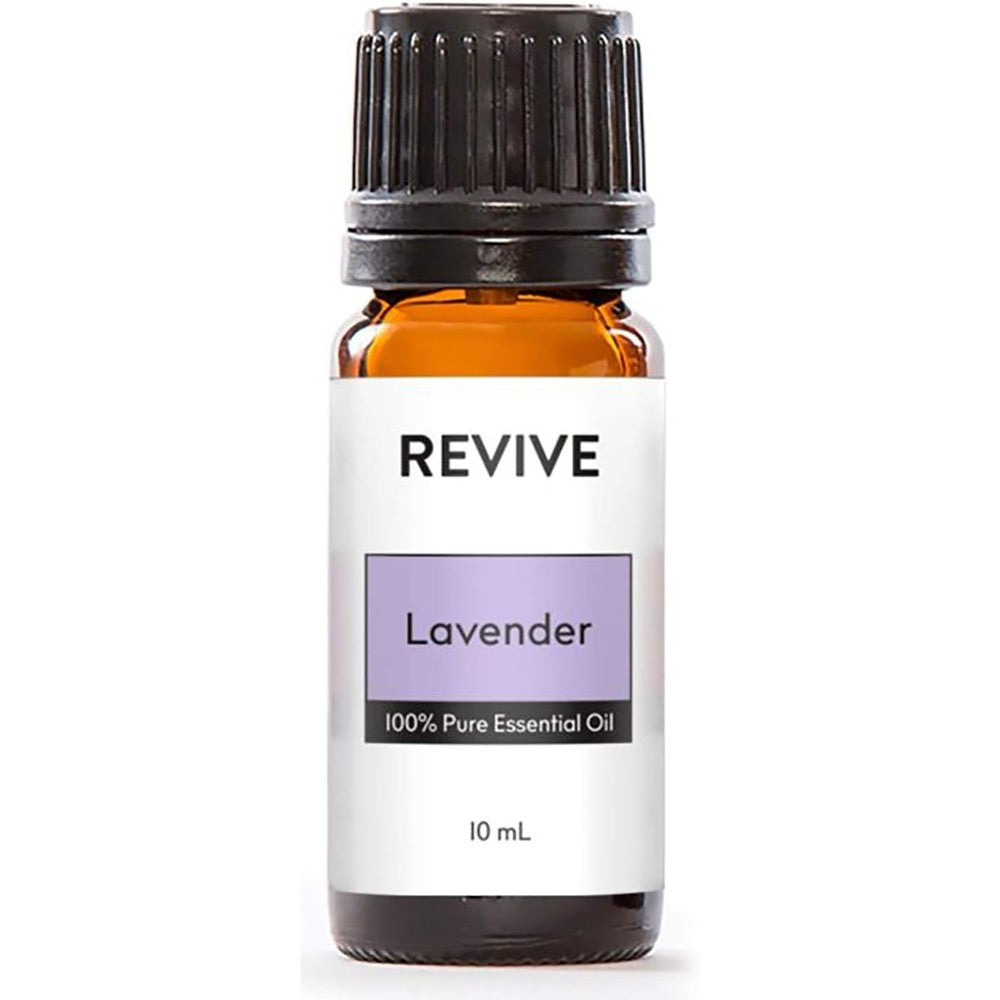 Revive Essential Oils Lavender 10ml bottle front view for aromatherapy.