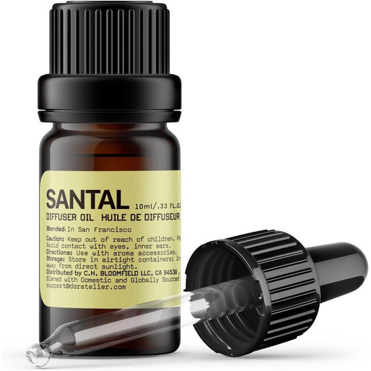 Doratelier Santal Diffuser Oil bottle front view luxury home fragrance