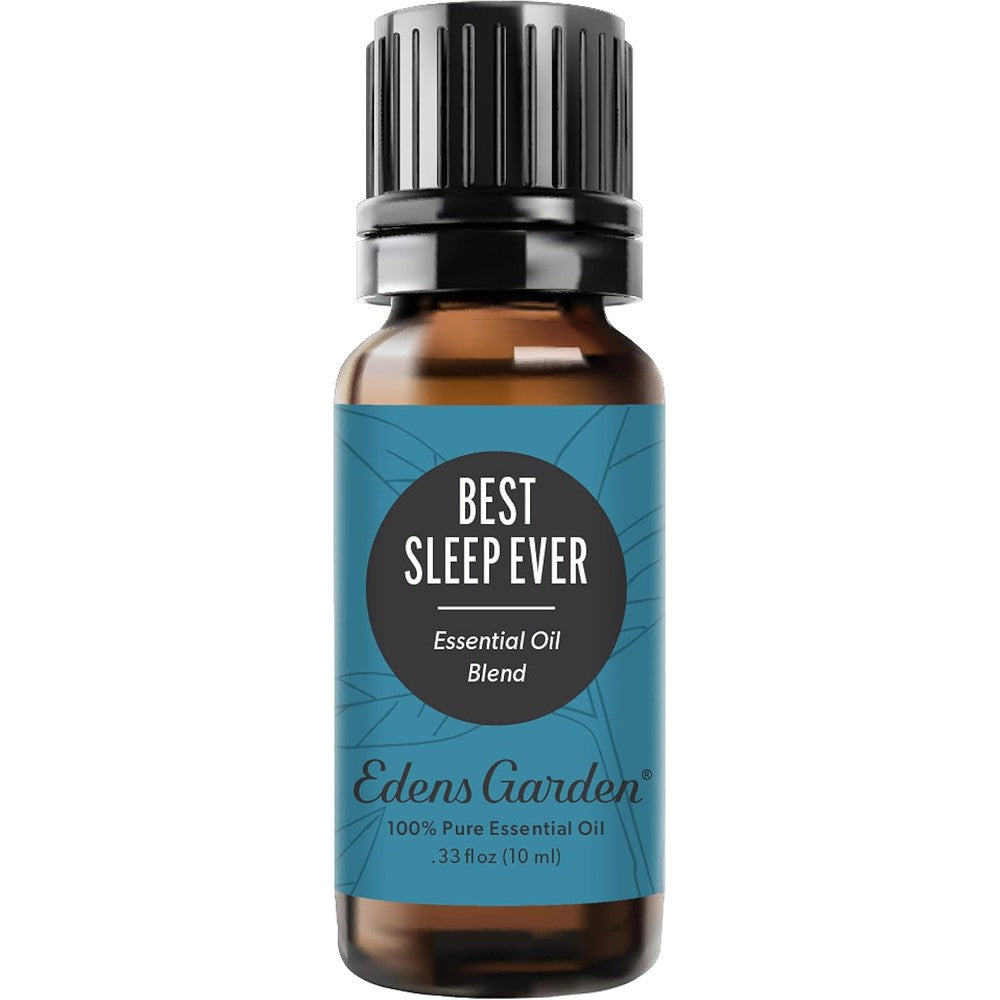 Edens Garden Best Sleep Ever Essential Oil Blend front bottle view for aromatherapy sleep support.
