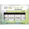 Aura Cacia Discover Essential Oils Kit front view aromatherapy starter set