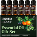 Lagunamoon Essential Oils Aromatherapy Gift Set front view 6 pack