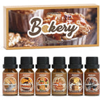 ARVIDSSON Bakery Fragrance Oils Set front view of 6 bottle collection.