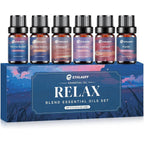 Ethlauff Relax Essential Oil Set front view aromatherapy gift box