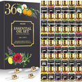 NESCCI Essential Oil Set front view showing 36 bottles in a gift box