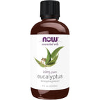 NOW Foods Eucalyptus essential oil 4 oz for aromatherapy diffuser use