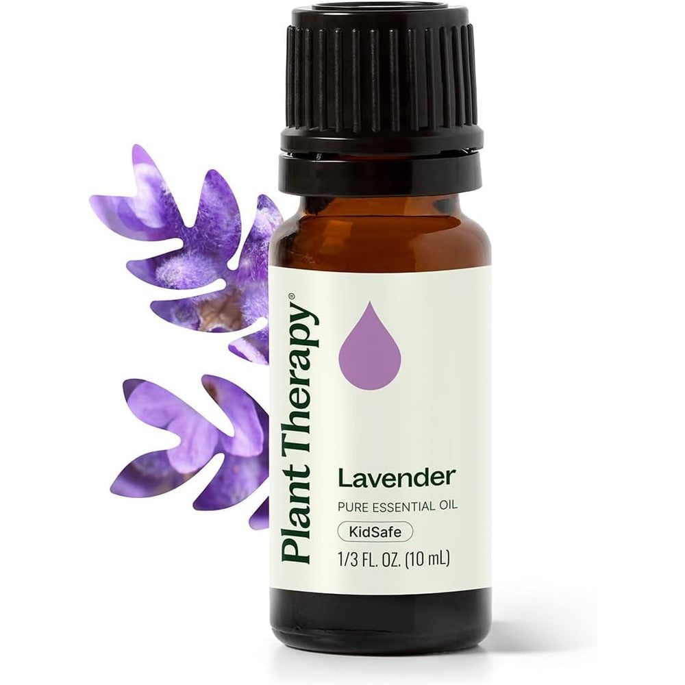 Plant Therapy Lavender Essential Oil 10ml front view bottle