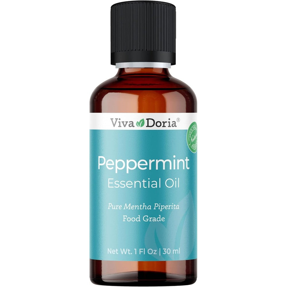 Viva Doria 100% Pure Northwest Peppermint Essential Oil 30ml bottle front view for aromatherapy