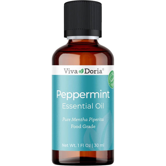 Viva Doria 100% Pure Northwest Peppermint Essential Oil 30ml bottle front view for aromatherapy