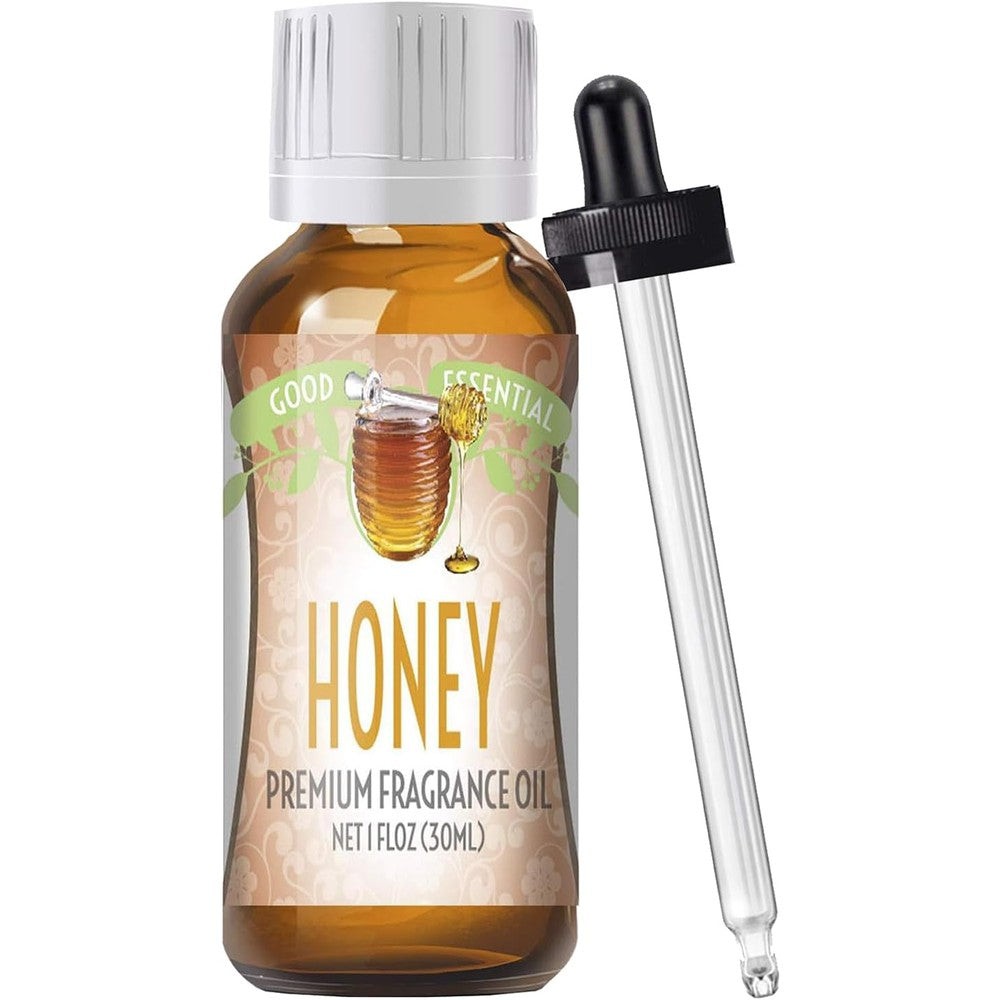 Good Essential Professional Honey Scented Fragrance Oil 30ml bottle front view.