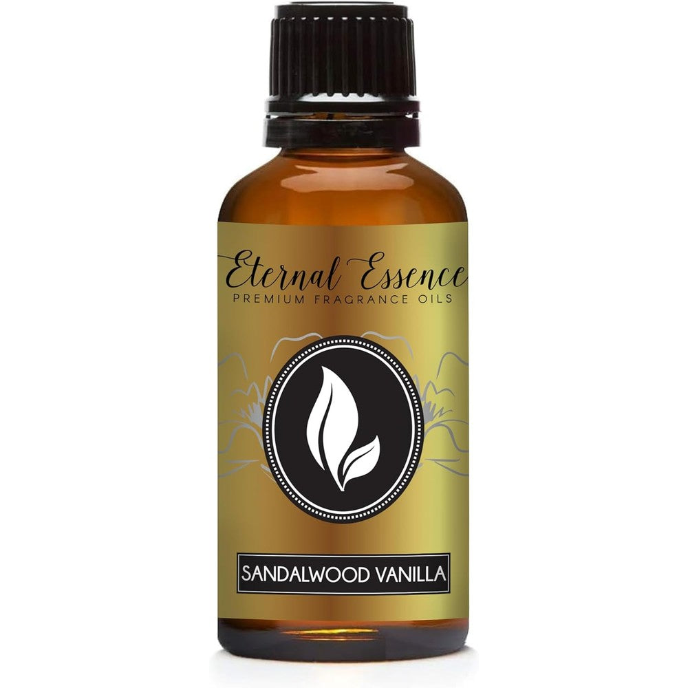Eternal Essence Oils Sandalwood Vanilla 30ml front view bottle