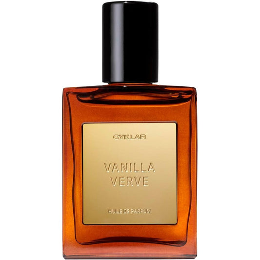 CYKLAR Vanilla Verve Perfume Oil 15ml bottle with gold label and black cap