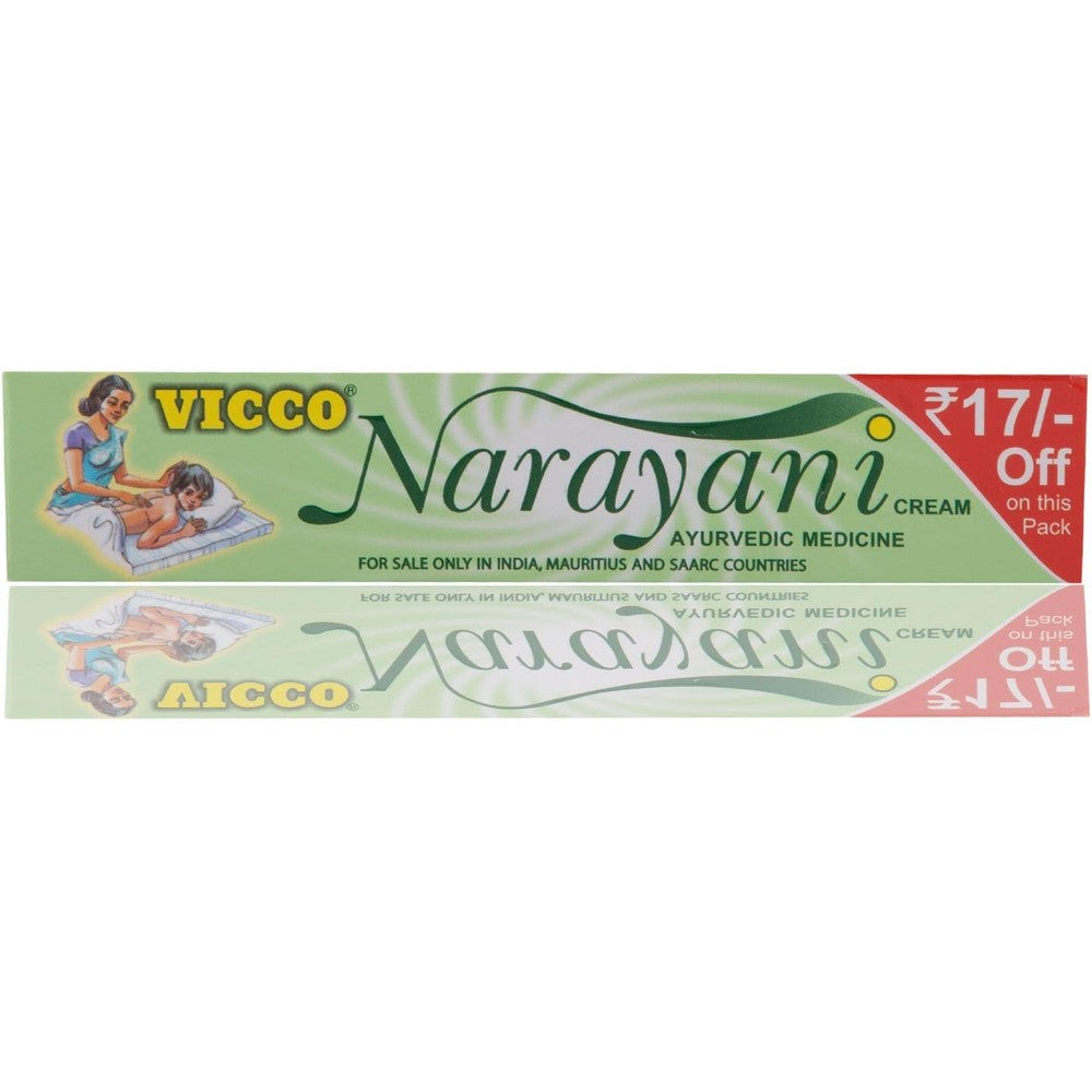 Vicco Narayani Ayurvedic Pain Relief Cream 30 gram tube front view for joint care.