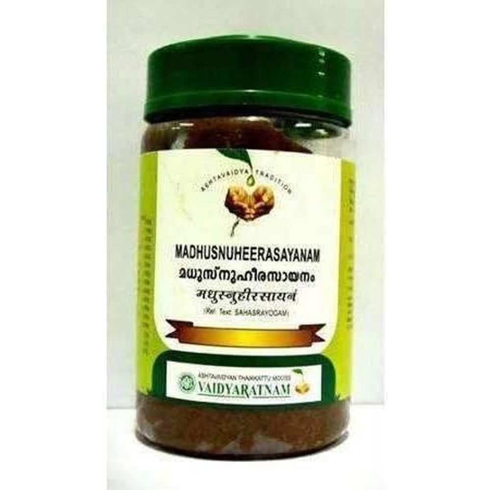 Vaidyaratnam Madhusnuhi Rasayanam 250 gram pack of two front view ayurvedic blood purifier