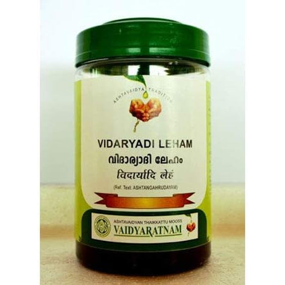 Vaidyaratnam Vidaryadi Leham 500g front view authentic Ayurvedic respiratory supplement