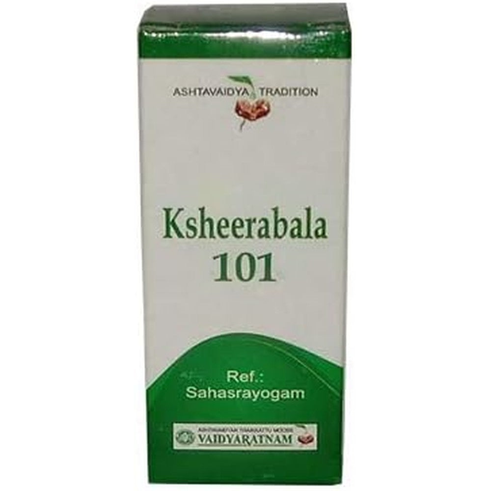 Vaidyaratnam Ksheerabala 101 Aavarthi 10ml bottles front view authentic Ayurvedic oil