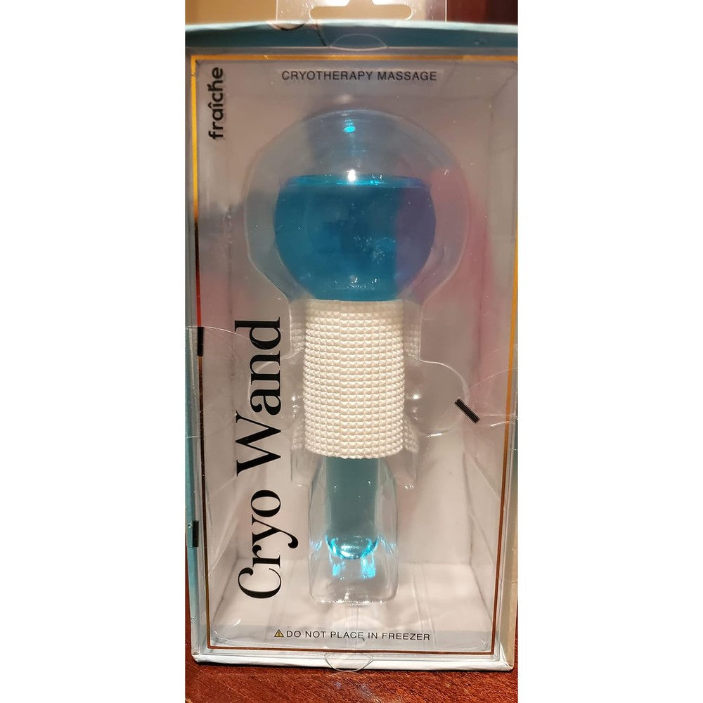 Fraiche Cryo Wand facial cooling massage tool front view for cryotherapy skincare.