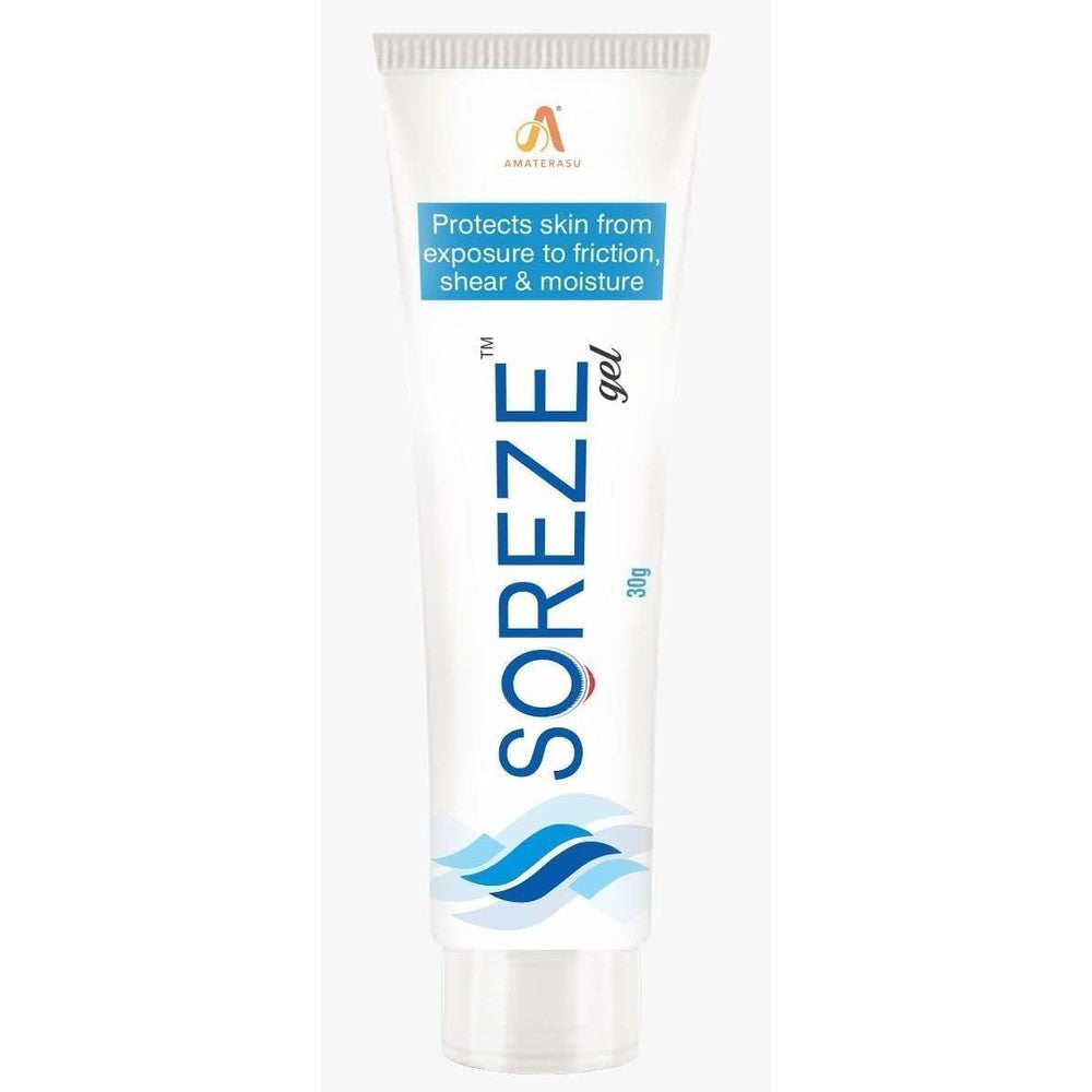 Amaterasu Soreze Skinsore Prevention Gel 30 gram front view for bed sore protection