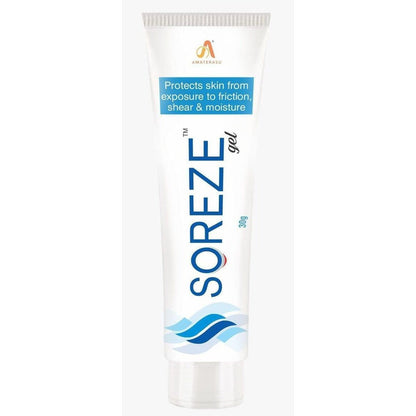 Amaterasu Soreze Skinsore Prevention Gel 30 gram front view for bed sore protection
