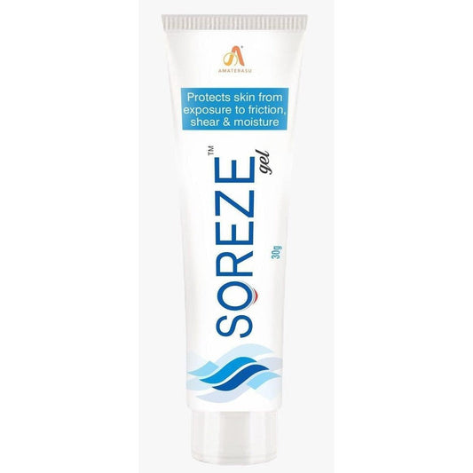 Amaterasu Soreze Skinsore Prevention Gel 30 gram front view for bed sore protection