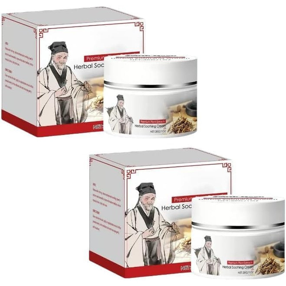 Bruiseweed Rulinal Herbal Cream front view for dry skin relief