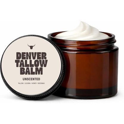 TKTALKER Denver Tallow and Honey Balm unscented front view moisturizer