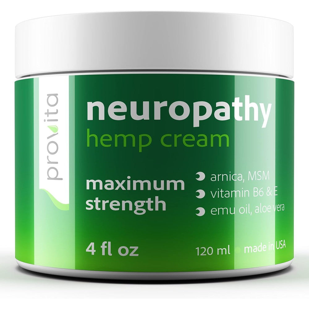 Dr. Joels Provita Neuropathy Nerve Relief Cream 4 Ounce front view for nerve pain relief.