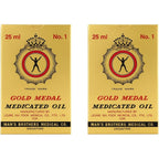 SayYes Gold Medal Man's Brother Medicated Oil front view for pain relief