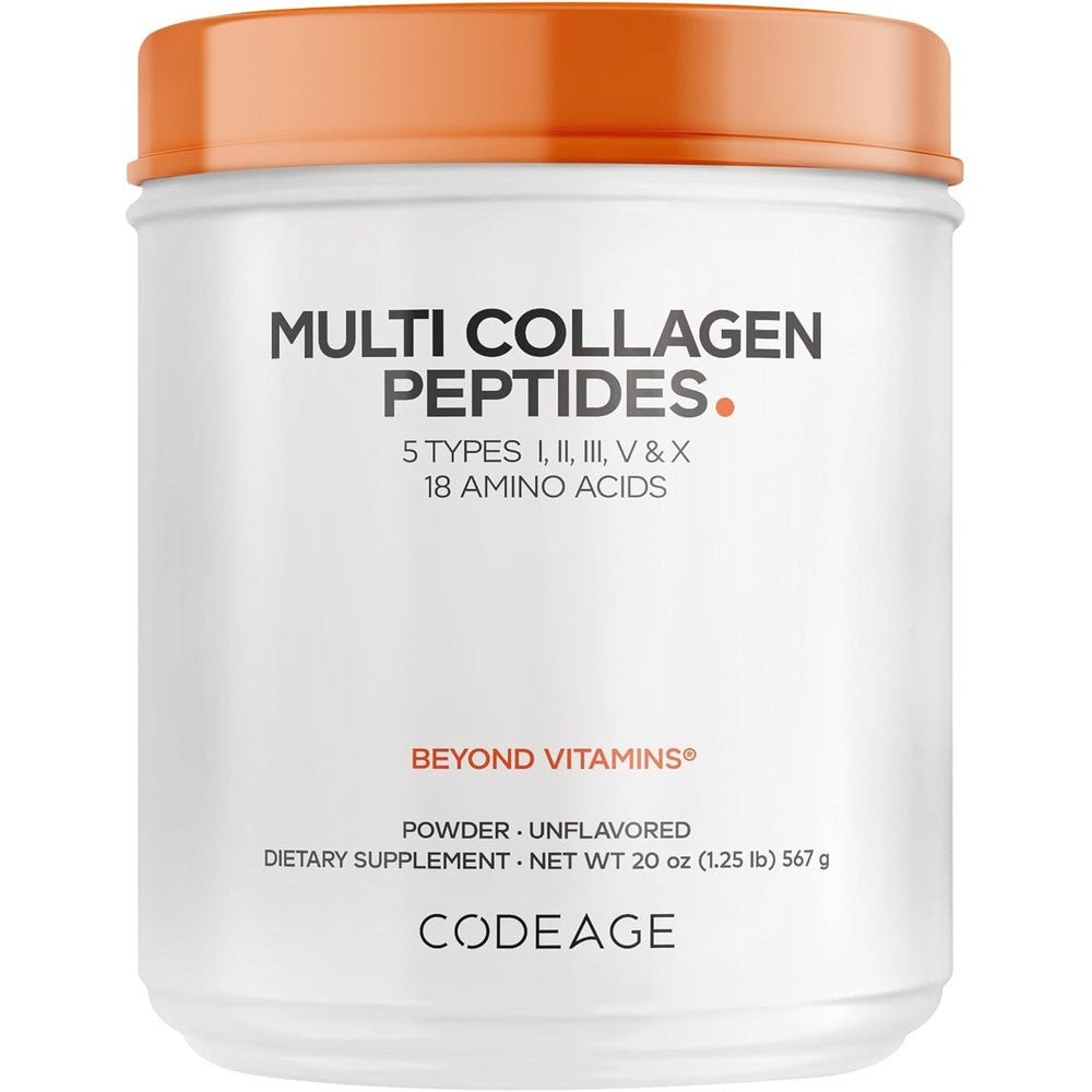 Codeage Multi Collagen Protein Powder front view unflavored dietary supplement