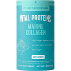 Vital Proteins Marine Collagen Peptides unflavored powder canister front view showing seven point eight ounce packaging